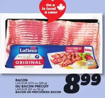 IGA LAFLEUR BACON OR PRECOOKED BACON offer