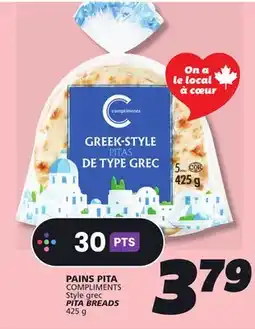 IGA COMPLIMENTS PITA BREADS offer