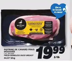 IGA FRESH BONELESS DUCK BREAST offer