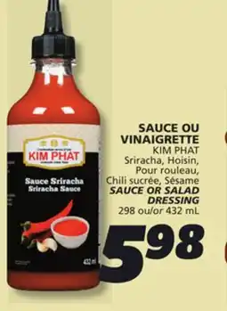 IGA KIM PHAT SAUCE OR SALAD DRESSING offer