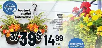 Metro PANIER FLEURI | BLOOMING BASKET offer
