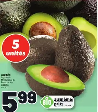 Metro AVOCATS | AVOCADOS offer