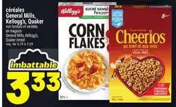 Metro CÉRÉALES GENERAL MILLS, KELLOGG'S, QUAKER | GENERAL MILLS, KELLOGG'S, QUAKER CEREAL offer