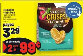 Metro CRAQUELINS CRISPS DARE | DARE CRISPS CRACKERS offer