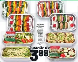 Metro BROCHETTES DE LÉGUMES | VEGETABLE BROCHETTES offer
