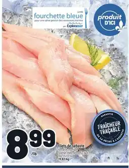 Metro FILETS DE SÉBASTE | ROCKFISH FILLETS offer