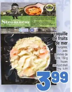 Metro COQUILLE DE FRUITS DE MER | FROZEN SEAFOOD SHELL offer