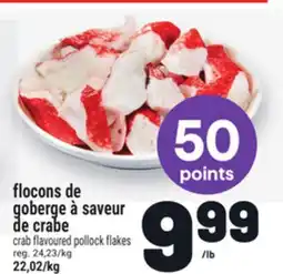Metro FLOCONS DE GOBERGE À SAVEUR DE CRABE | CRAB FLAVOURED POLLOCK FLAKES offer