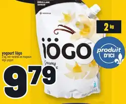 Metro YOGOURT IÖGO | IÖGO YOGURT offer
