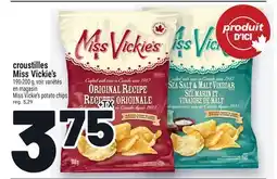 Metro CROUSTILLES MISS VICKIE'S | MISS VICKIE'S POTATO CHIPS offer