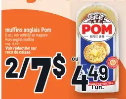 Metro MUFFINS ANGLAIS POM | POM ENGLISH MUFFINS offer