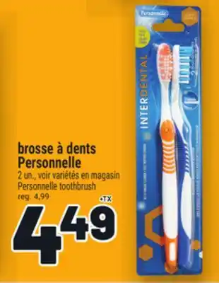 Metro BROSSE À DENTS PERSONNELLE | PERSONNELLE TOOTHBRUSH offer