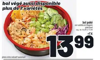 Metro BOL POKÉ | POKE BOWL offer
