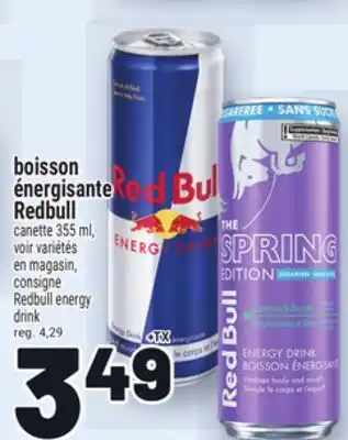 Metro BOISSON ÉNERGISANTE REDBULL | REDBULL ENERGY DRINK offer