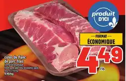 Metro CÔTES DE FLANC DE PORC FRAIS | FRESH PORK SIDE RIBS offer