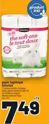 Metro PAPIER HYGIÉNIQUE SELECTION | SELECTION BATHROOM TISSUE offer
