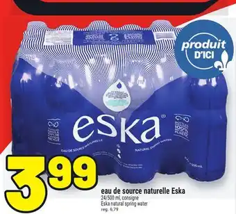 Metro EAU DE SOURCE NATURELLE ESKA | ESKA NATURAL SPRING WATER offer