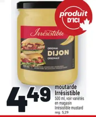 Metro MOUTARDE IRRÉSISTIBLE | IRRÉSISTIBLE MUSTARD offer