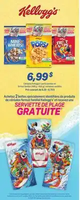 Metro CÉRÉALES KELLOGG'S offer