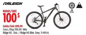 Canadian Tire Ridge HS Bike Grey offer