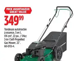 Canadian Tire Certified 174cc 3-in-1 Self-Propelled Gas Mower offer