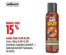 Canadian Tire Wilson Selected AntOUT Solutions offer