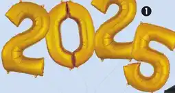 Canadian Tire 2-0-2-5 34˝ Gold Number Bunch, 4-Pc offer