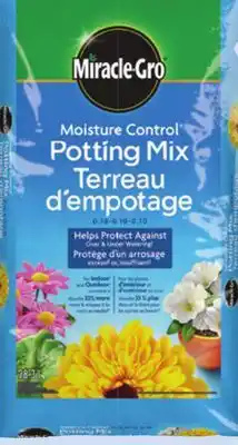 Canadian Tire Miracle-Gro Moisture Control Potting Soil Mix offer