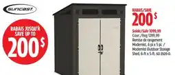 Canadian Tire SUNCAST Modernist Outdoor Storage Shed, 6-ft x 5-ft offer