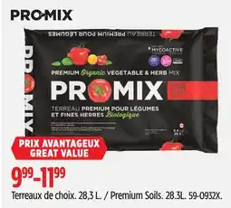 Canadian Tire Promix Premium Soils offer