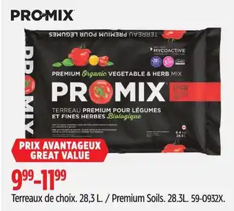 Canadian Tire Promix Premium Soils offer