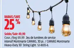 Canadian Tire CANVAS Montmarte Heavy-Duty 30´ String Light offer