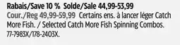 Canadian Tire Shakespeare Selected Catch More Fish Spinning Combos offer