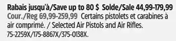 Canadian Tire Selected Air Pistols and Air Rifles offer