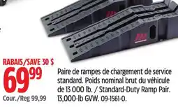 Canadian Tire Motomaster Standard-Duty Ramp Pair offer
