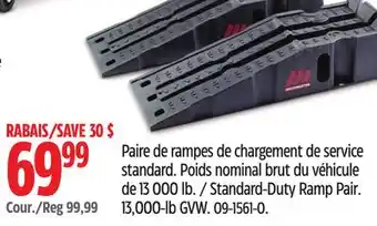 Canadian Tire Motomaster Standard-Duty Ramp Pair offer