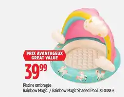 Canadian Tire Rainbow Magic Shaded Pool offer