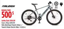 Canadian Tire Raleigh Transit Urban Electric Bike offer