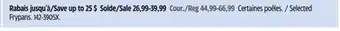 Canadian Tire Selected Frypans offer