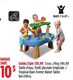 Canadian Tire Tropical Rain Forest Water Table offer