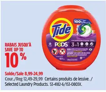 Canadian Tire Tide Laundry Products offer