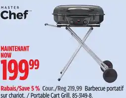 Canadian Tire MASTER Chef Portable Cart Grill offer