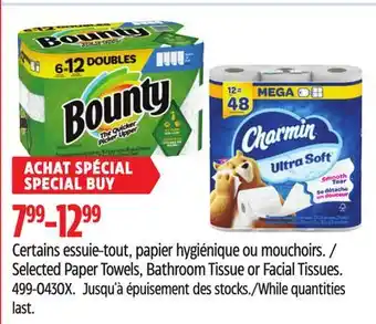 Canadian Tire Swiffer Selected Paper Towels, Bathroom Tissue or Facial Tissues offer