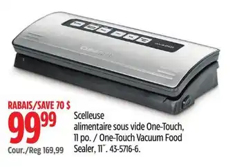 Canadian Tire One-Touch Vacuum Food Sealer, 11˝ offer