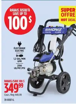 Canadian Tire Simoniz ELECTRIC offer