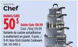Canadian Tire Master Chef 11-Pc Non-Stick Granite Cookware Set offer