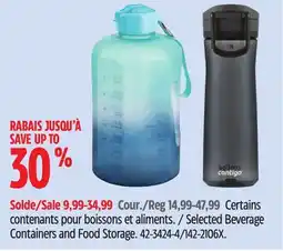 Canadian Tire Selected Beverage Containers and Food Storage offer