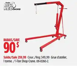 Canadian Tire Torin 1-Ton Shop Crane offer