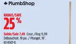 Canadian Tire Plumbshop Plunger offer