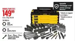 Canadian Tire Stanley Professional Grade Black Chrome Socket Set offer